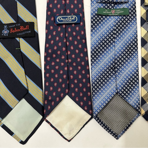 Bundle of 5 Vintage Silk Ties - Picture 4 of 16